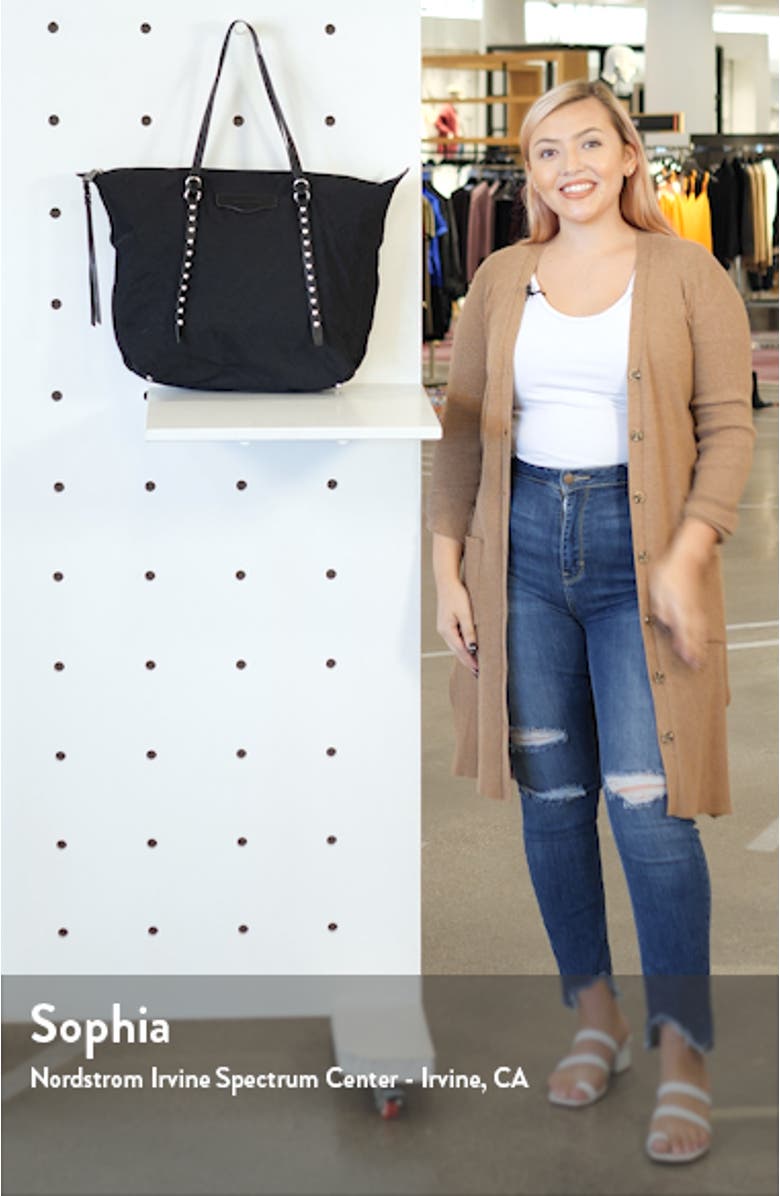 Bowie Studded Nylon Tote, sales video thumbnail