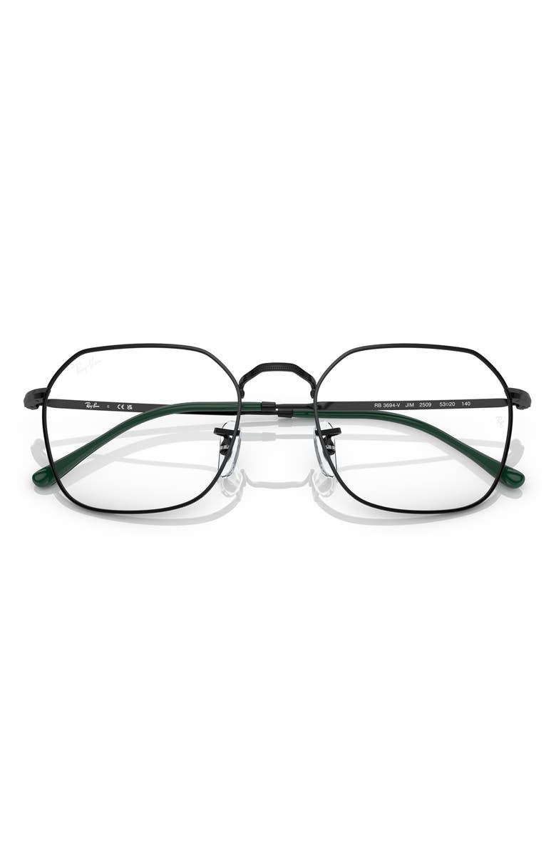 Ray-Ban Jim 53mm Irregular Optical Glasses, Alternate, color,