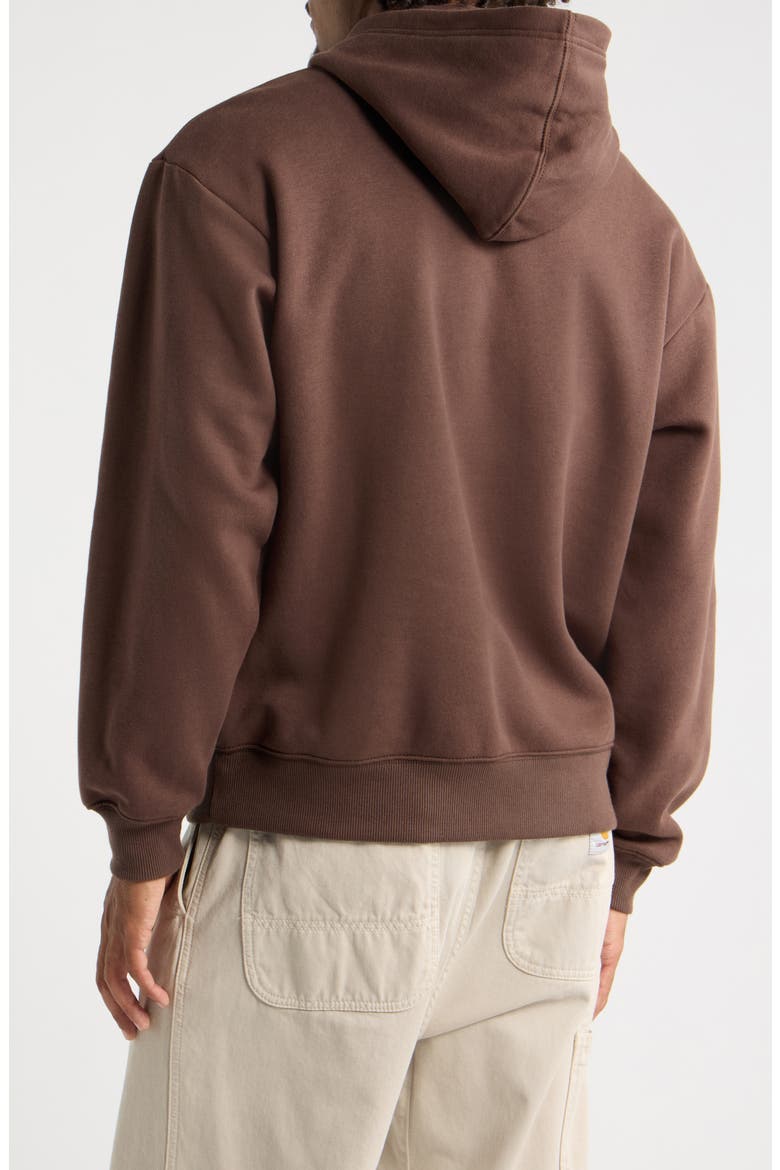 Fleece Hoodie, Alternate, color, BROWN BRACKEN