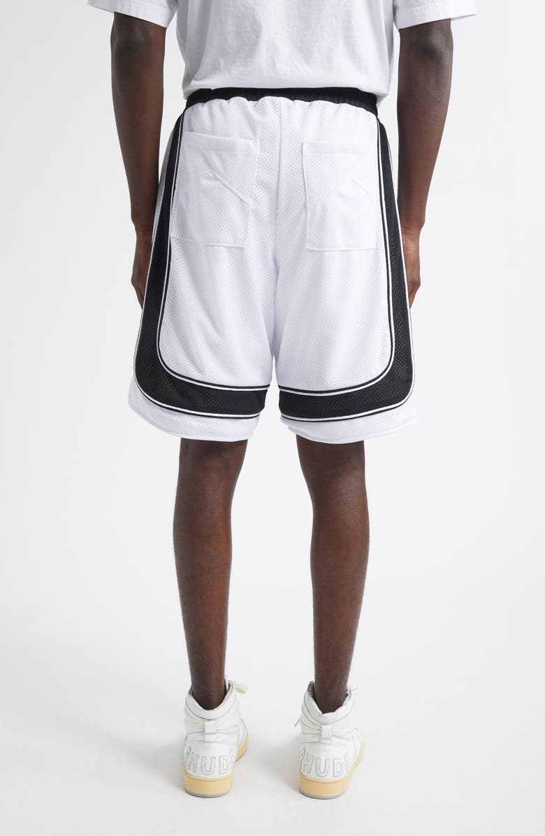 Rhude Court Baggy Mesh Basketball Shorts, Alternate, color, 
