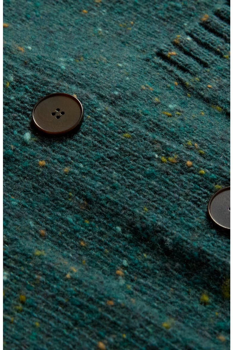 Donegal Boxy Cardigan, Alternate, color, Dark Icelandic Blue