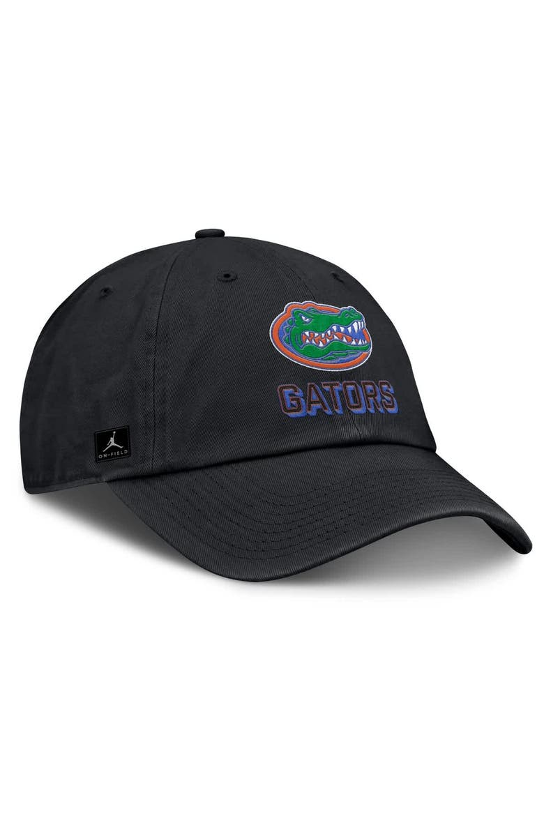 Jordan Brand Men's Jordan Brand Black Florida Gators 2025 On-Field Club Adjustable Hat, Alternate, color, Black