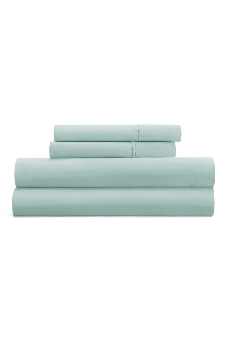 Premium Ultra Soft 4-Piece Bed Sheets Set, Main, color, AQUA