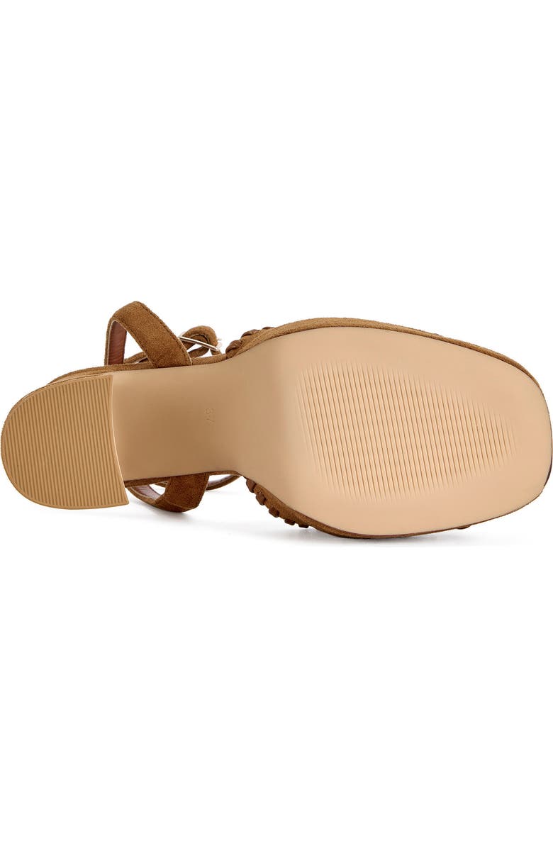 AZALEA WANG Cael Ankle Strap Platform Sandal, Alternate, color,