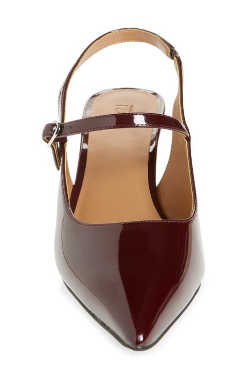 Nordstrom Rack Miranda Slingback Pump In Burgundy London