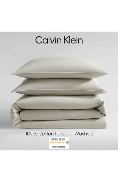 Calvin Klein Reversible Tencel® Lyocell Duvet Cover & Sham Set In Absinthe Green
