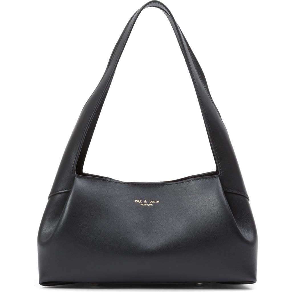 Rag & Bone Slade Leather Shoulder Bag In Black