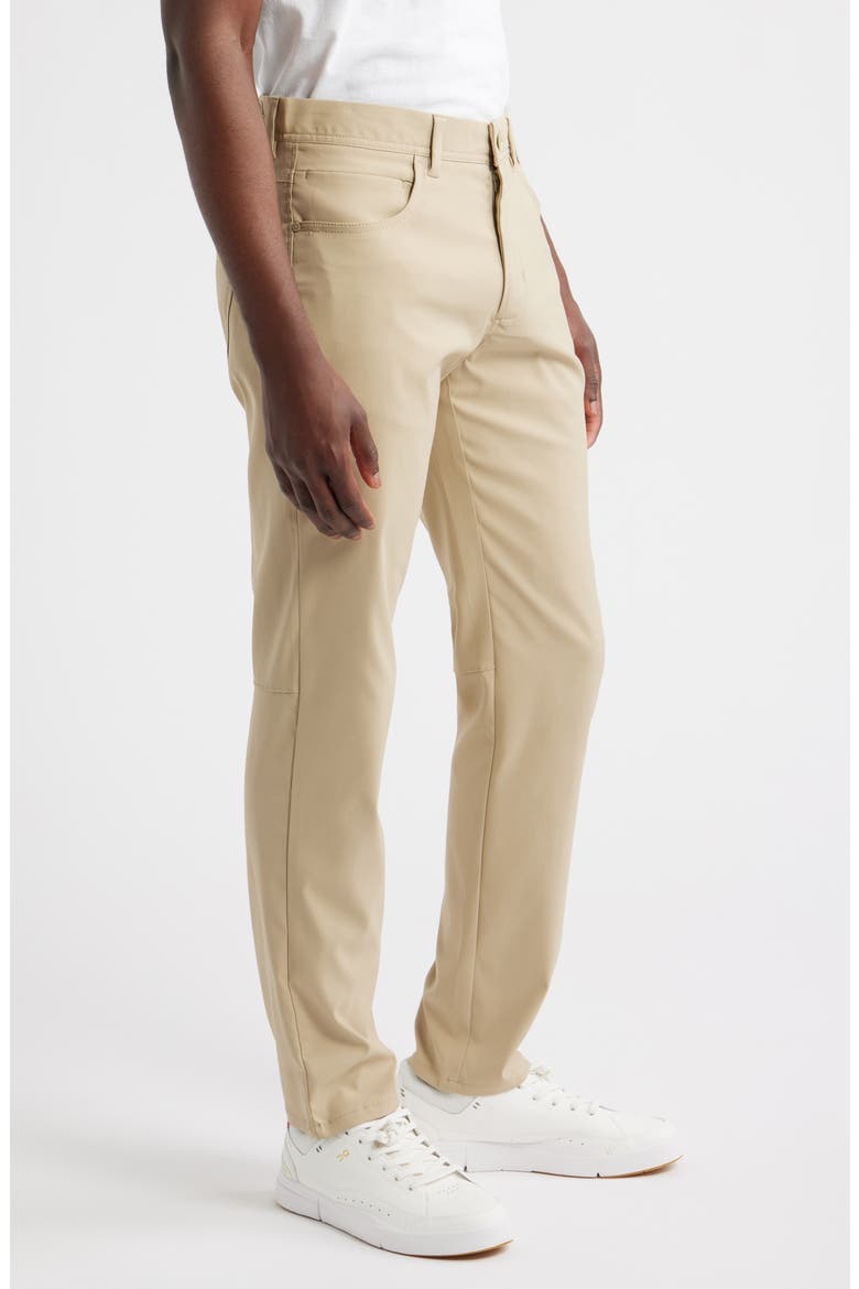 IslandZone Stretch Recycled Polyester Performance Pants, Alternate, color, STONE KHAKI