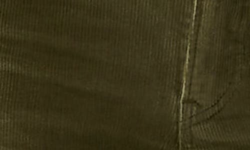 Levi's Ribcage High Waist Ankle Straight Leg Corduroy Jeans In Green
