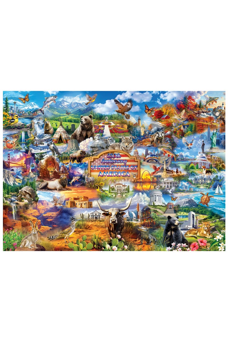 America's 250th 1000 Piece Jigsaw Puzzle, Alternate, color, Multicolor