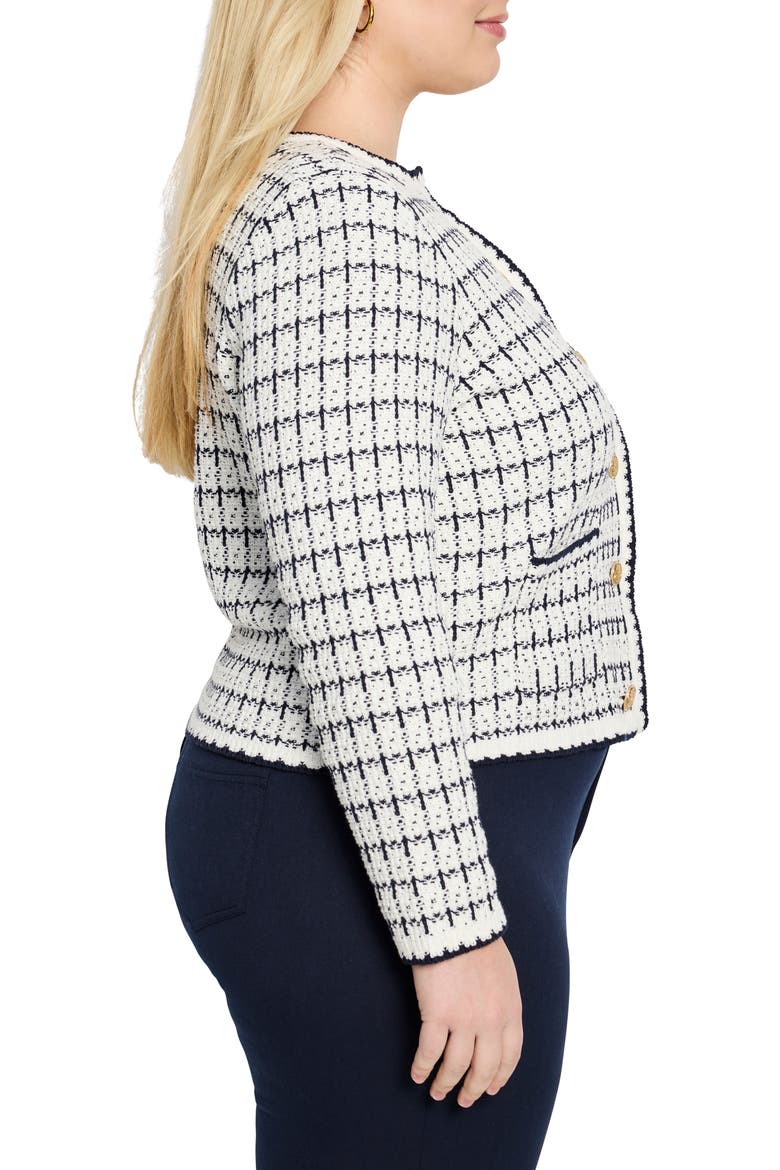 Mixed Up Sweater Jacket, Alternate, color, CREAM MULTI