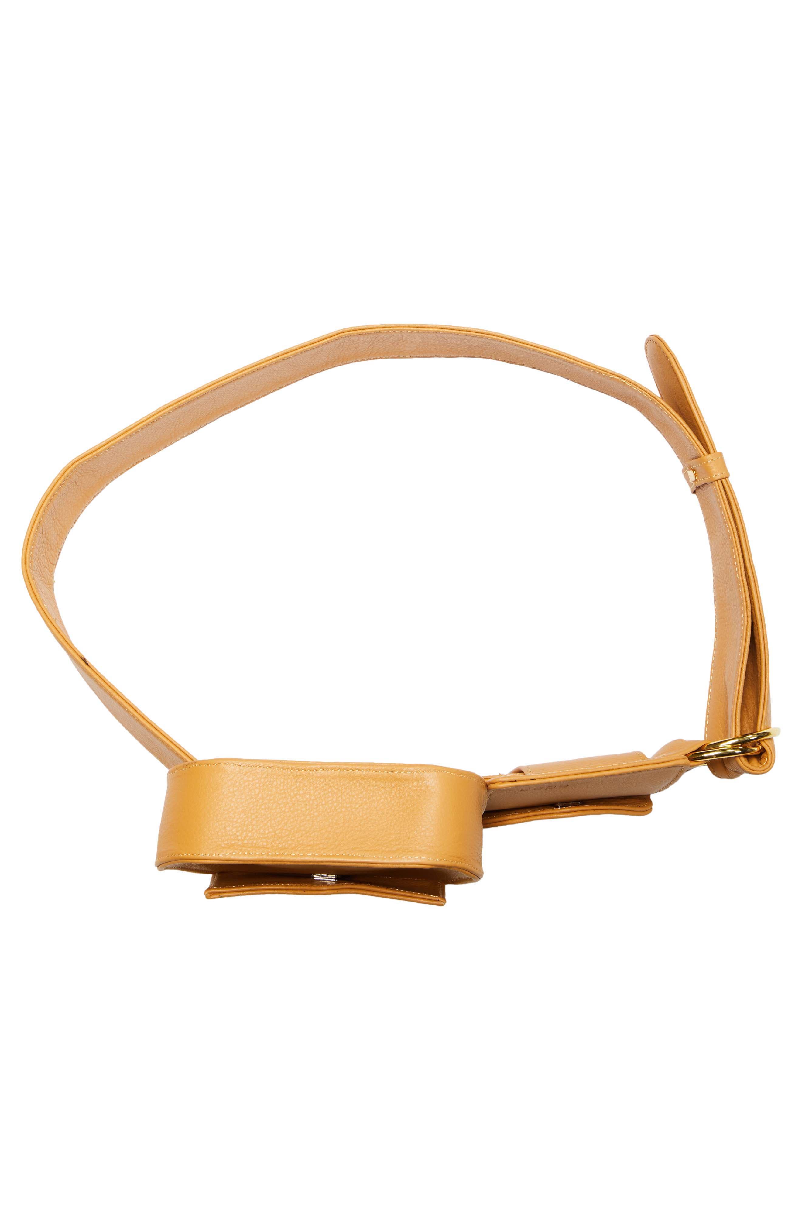 EDAS Mini Leather Belt Bag, Alternate, color, 