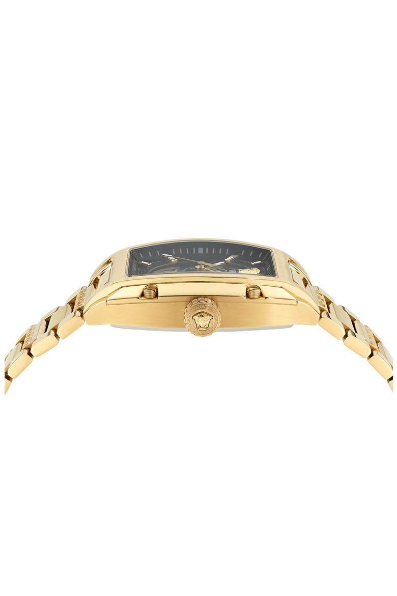 Dominus Bracelet Watch, 42mm, Alternate, color, IP YELLOW GOLD