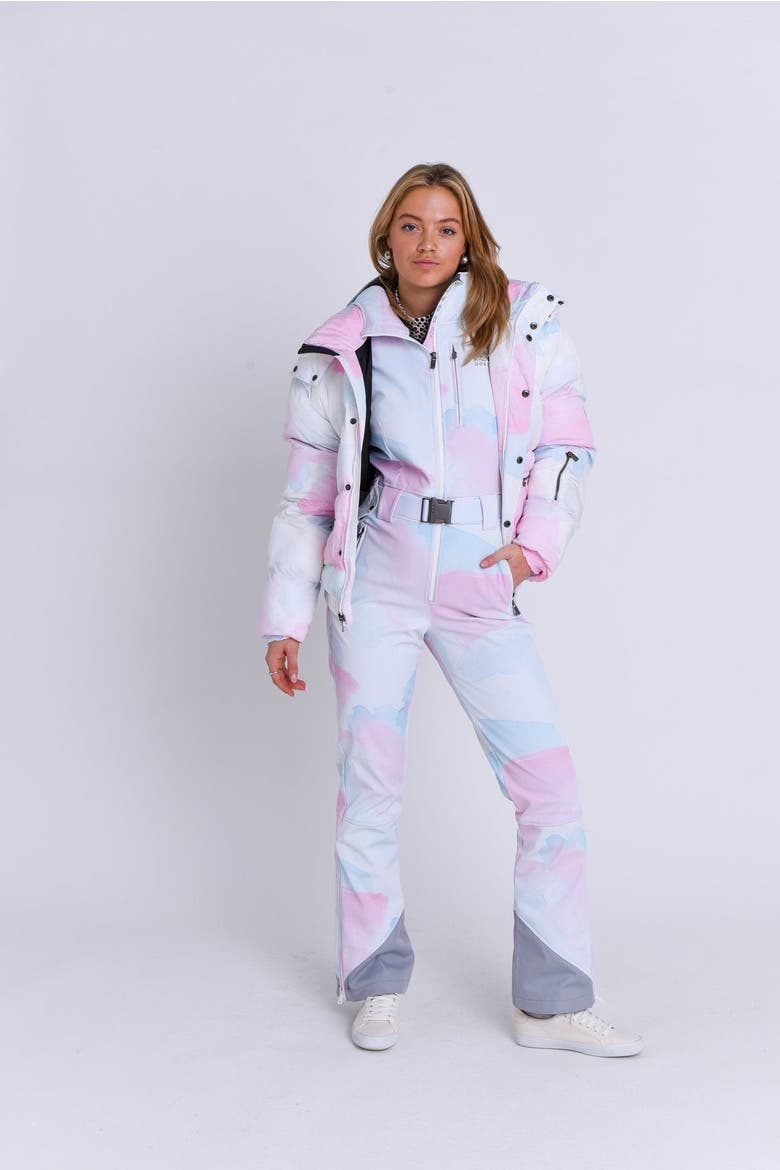 Chic Ski Suit Watercolour, Alternate, color, Watercolour