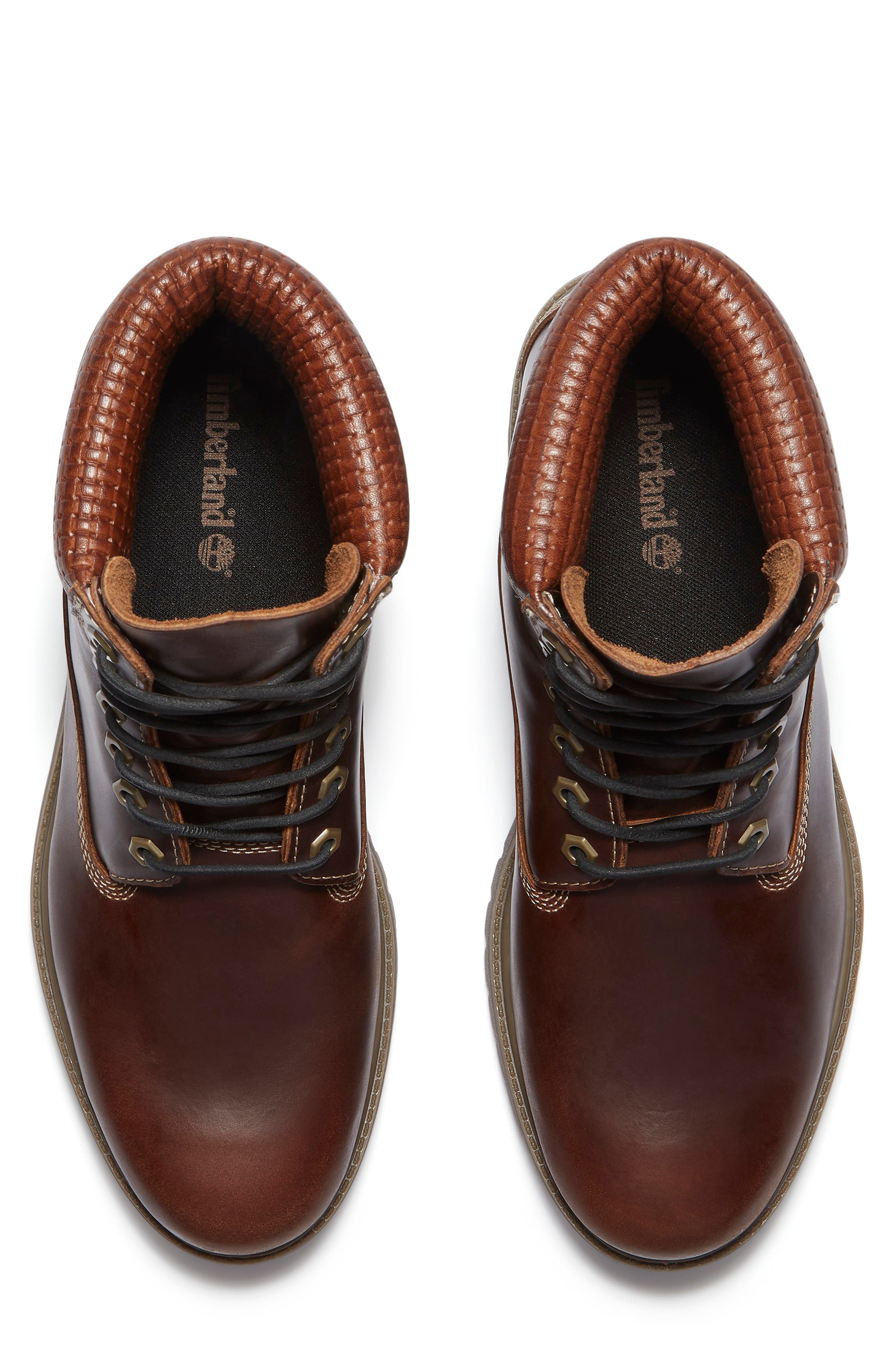 Timberland Premium 6-Inch Waterproof Boot, Alternate, color, Brown/ Black