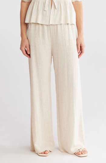 RENEE C RENEE C RELAXED FIT DRAWSTRING PANTS 