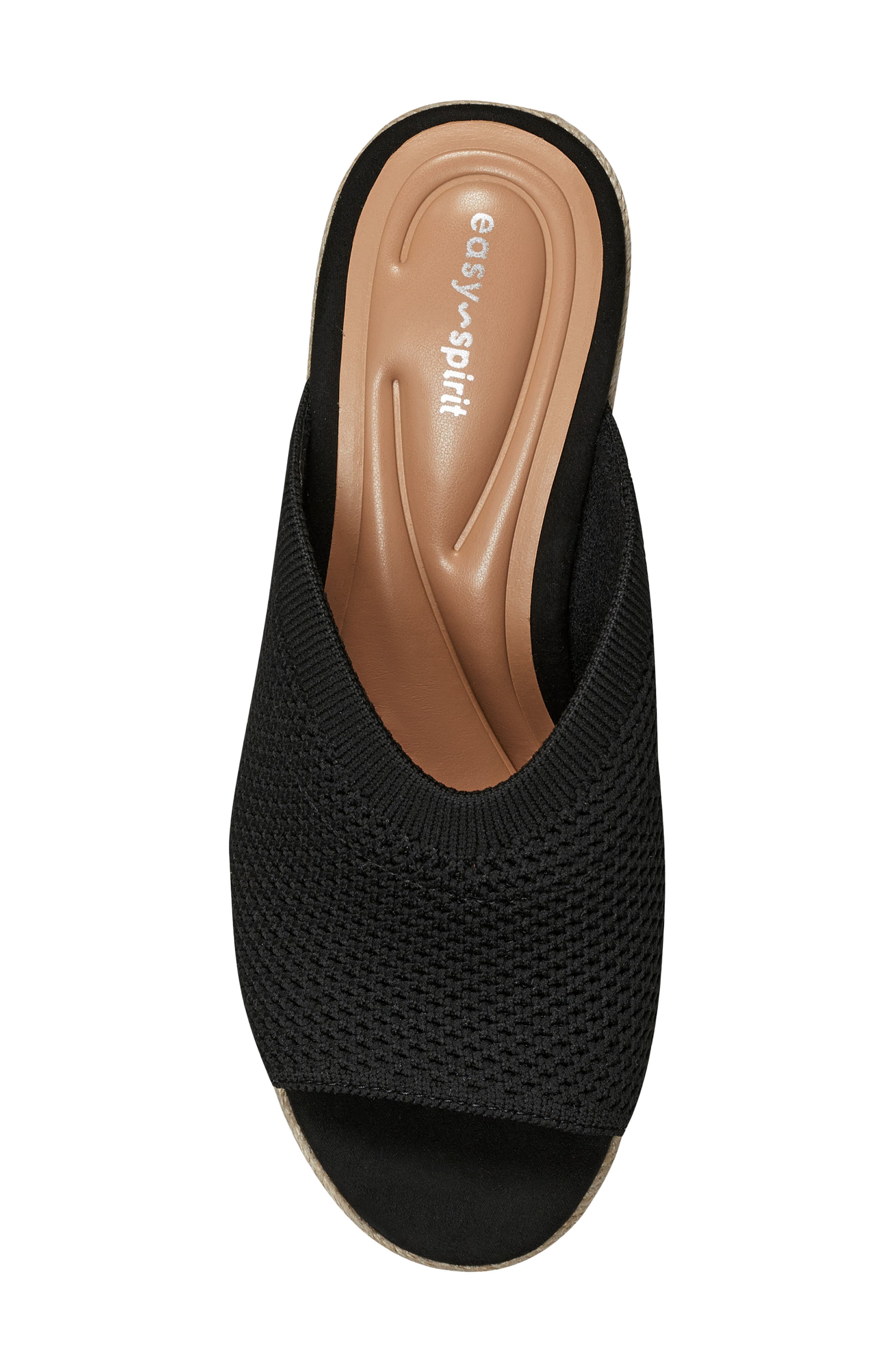 Easy Spirit Jalen Wedge Espadrille Slide Sandal, Alternate, color, 