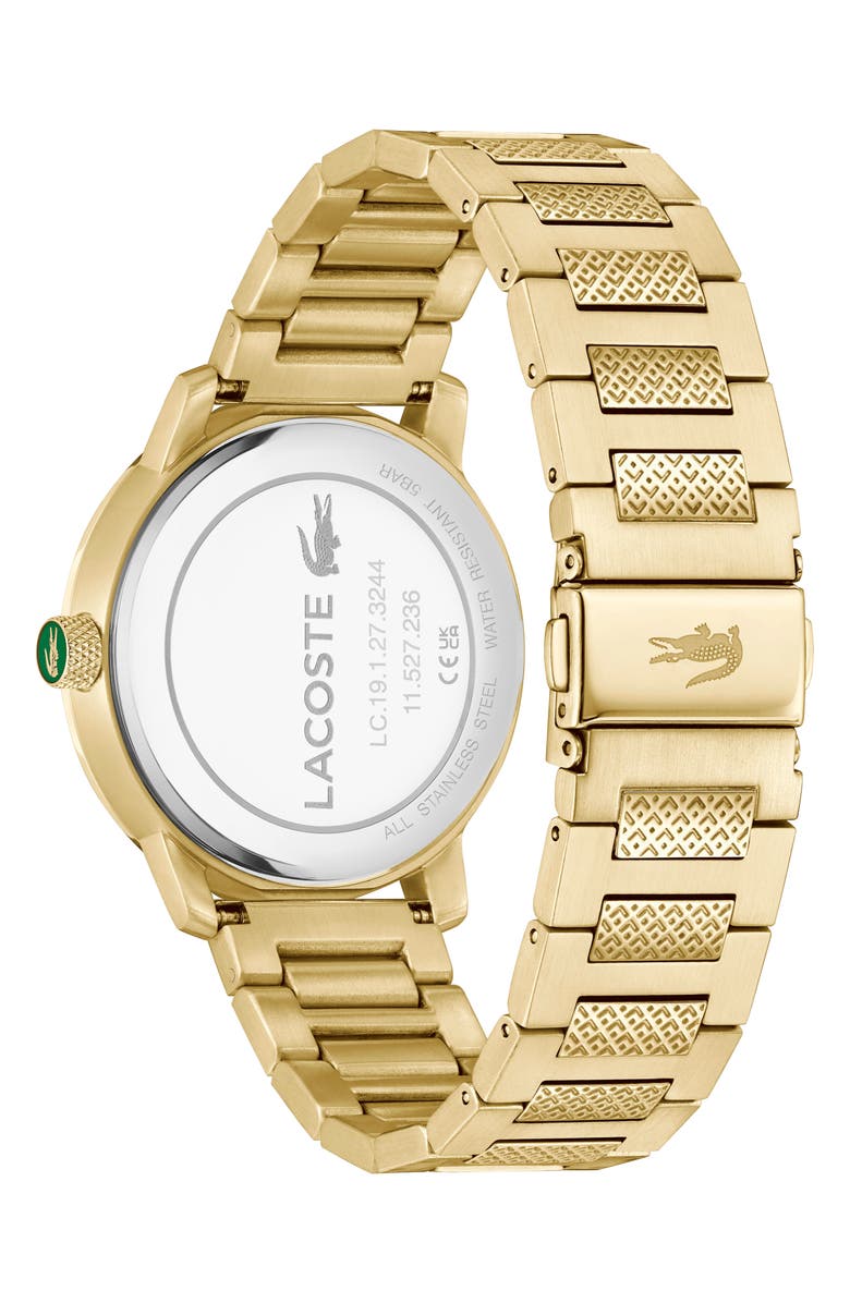 Lacoste L.12.12 Metropole Bracelet Watch, 39mm, Alternate, color, Gold