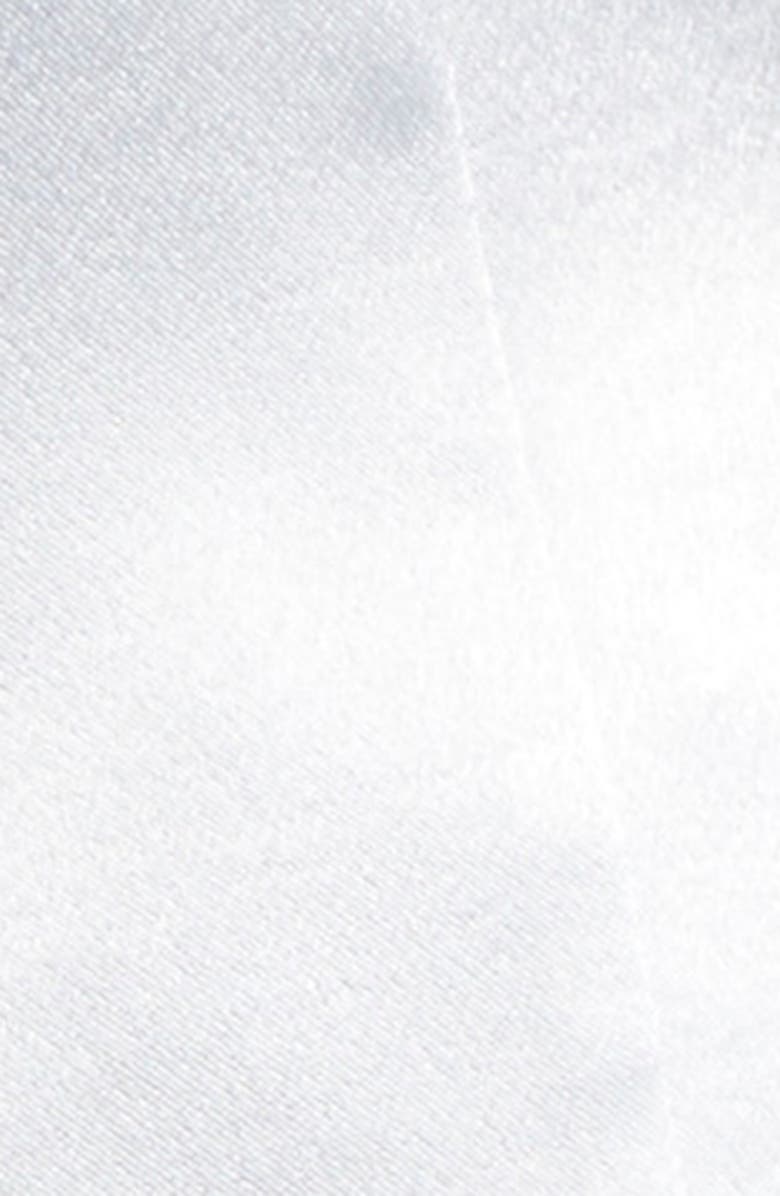 Cinq à Sept Cheyenne Hammered Satin Scrunch Sleeve Jacket, Alternate, color, Mercury