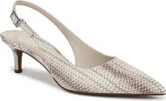 Franco Sarto Kate Slingback Kitten Heel Pump