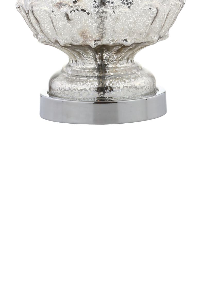 JONATHAN Y Artichoke 25.5" Glass LED Table Lamp, Mercury Silver, Alternate, color, Mercury Silver