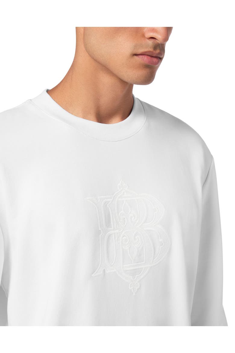 Roundneck Sweatshirt Ls Men, Alternate, color, white