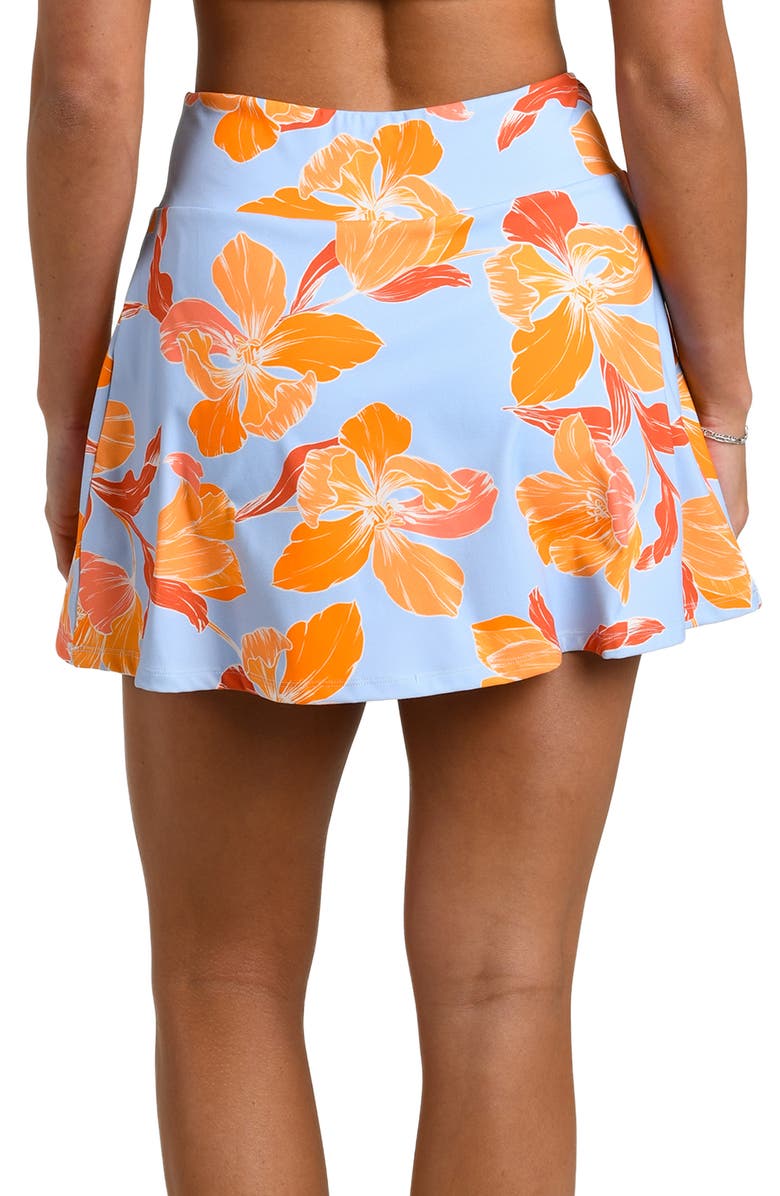 La Blanca Outline Floral Active Skort, Alternate, color, Drift