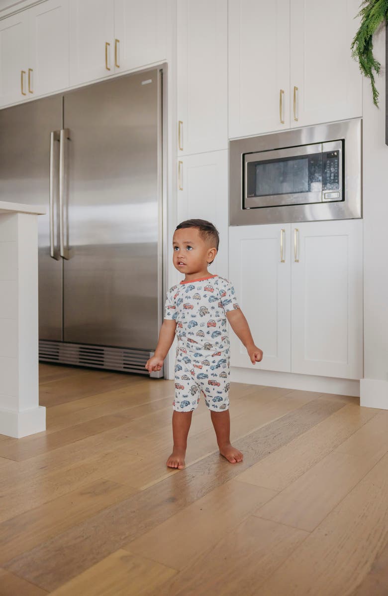Copper Pearl Pixar Cars Fitted Two-Piece Short Pajamas, Alternate, color, Pixar Cars