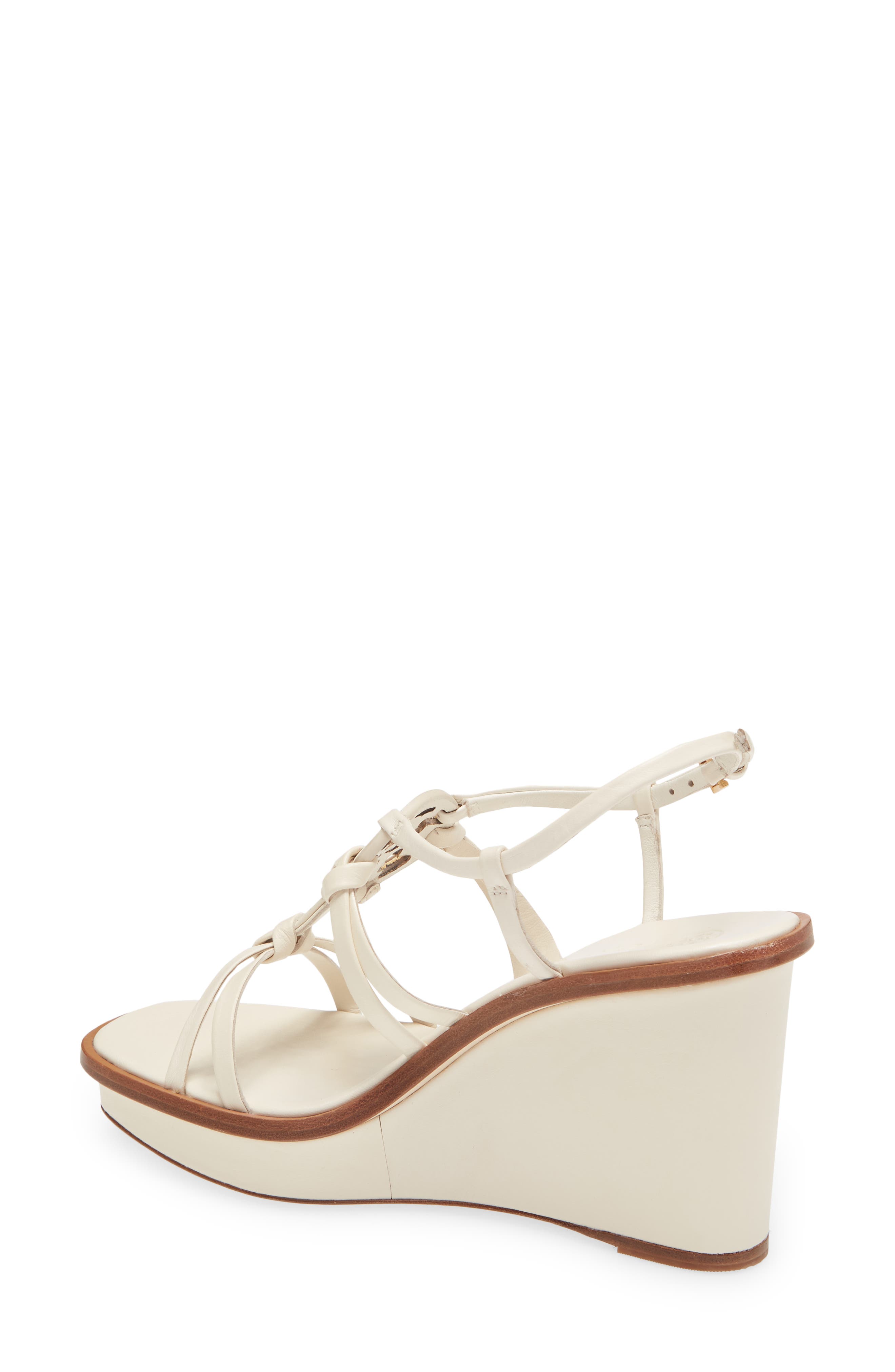 Miller Knotted Wedge Sandal, Alternate, color, NEW IVORY / NEW IVORY