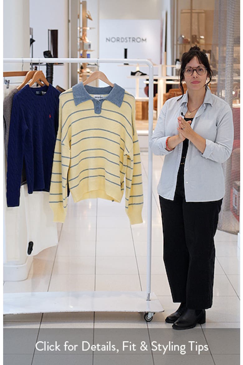 Minda Stripe Sweater video