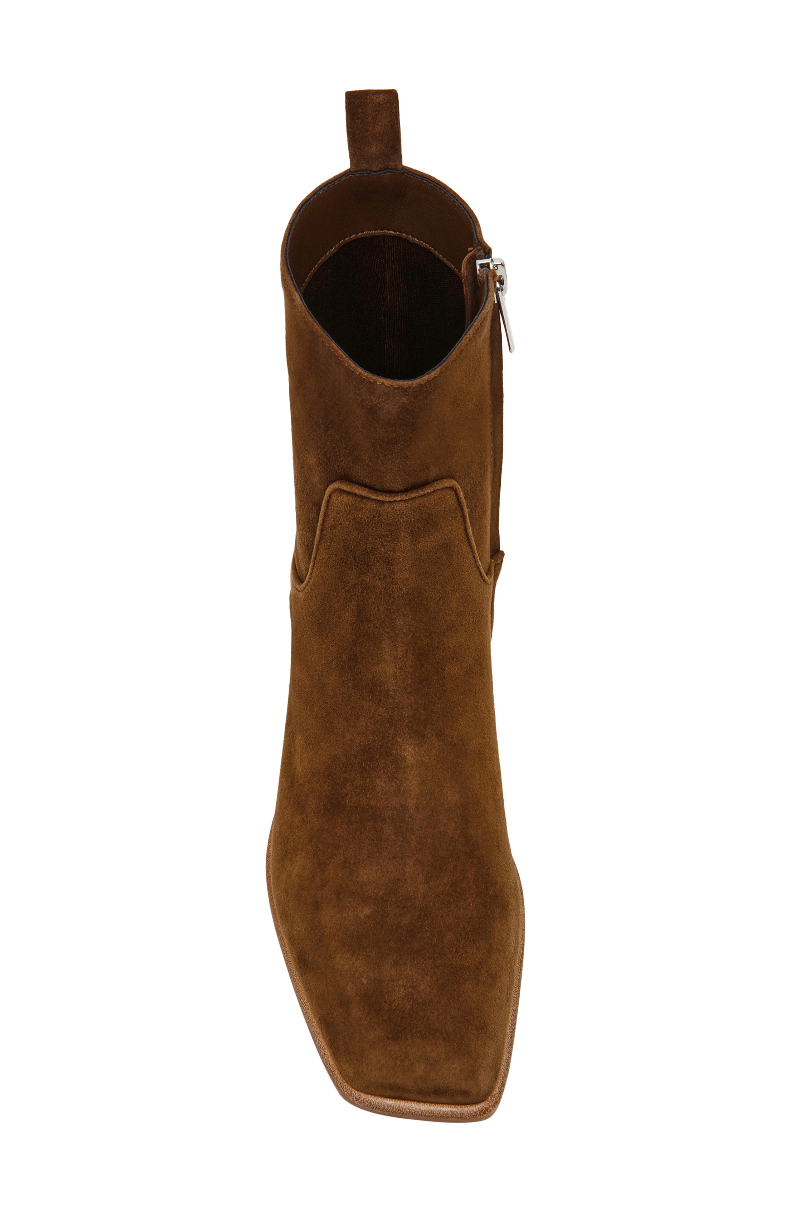 Birdette Leather Boot, Alternate, color, BROWN SUEDE