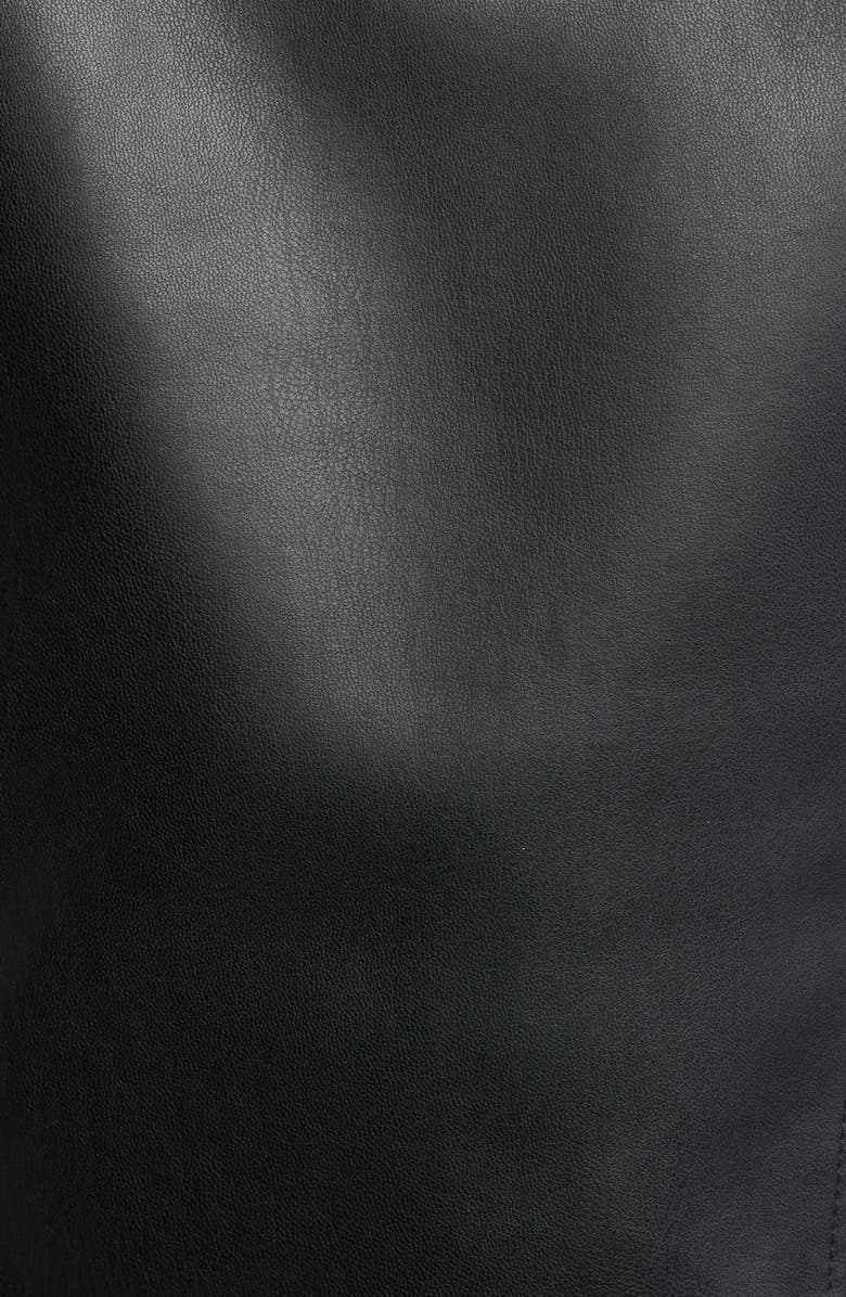 Anne Klein Faux Leather Moto Jacket, Alternate, color, 