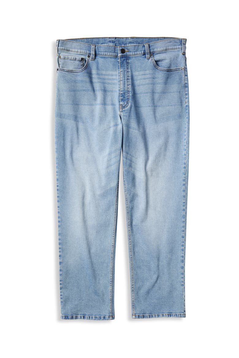 Big & Tall Relaxed-Fit Jeans, Alternate, color, LIGHT WASH