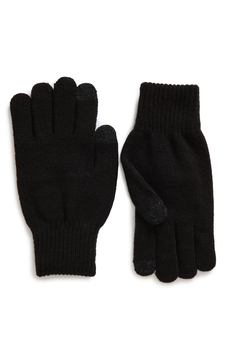 NORDSTROM RACK Essential Knit Gloves, Main, color, 