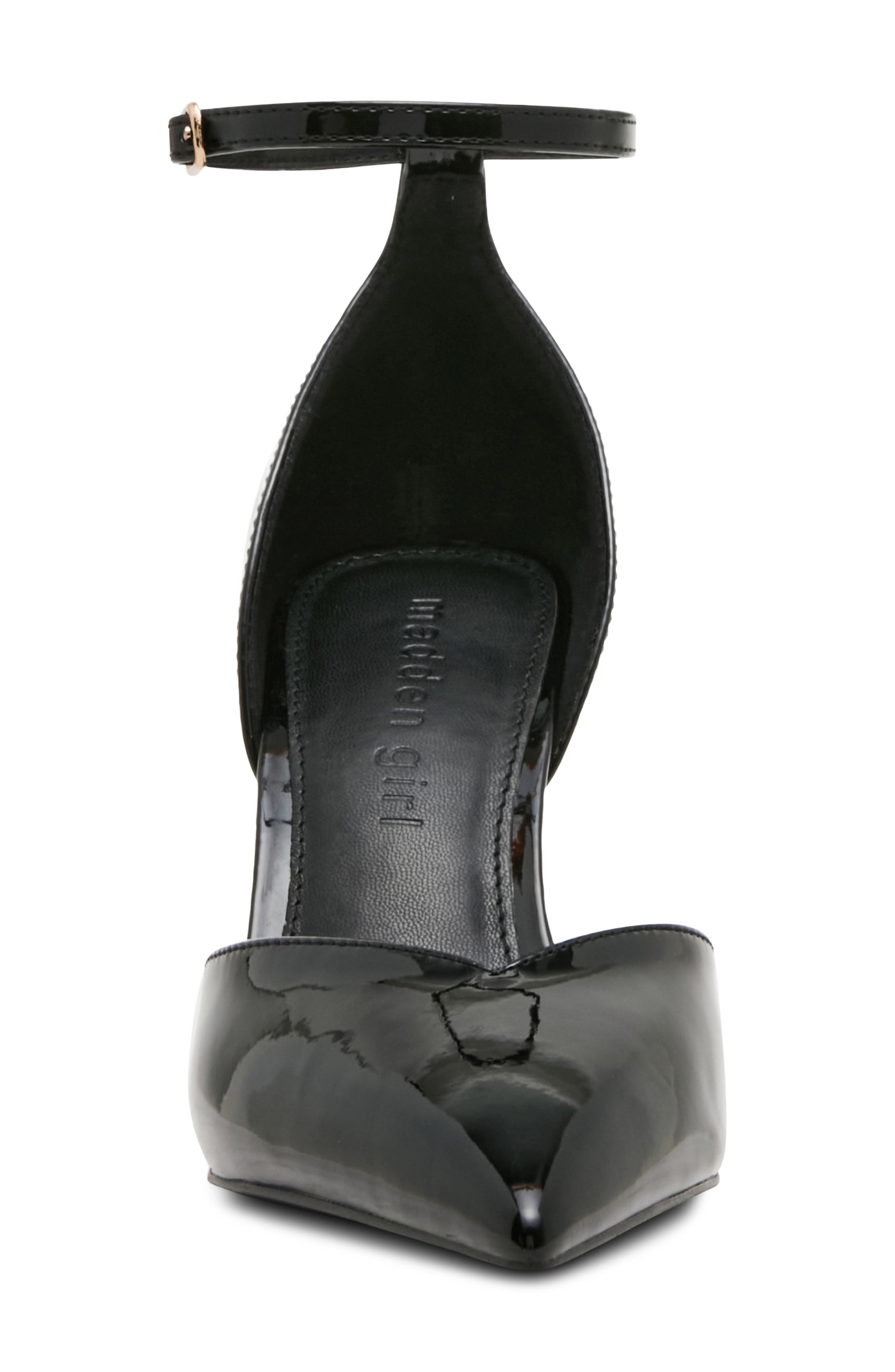 Karat Faux Leather Pump, Alternate, color, BLACK PATENT