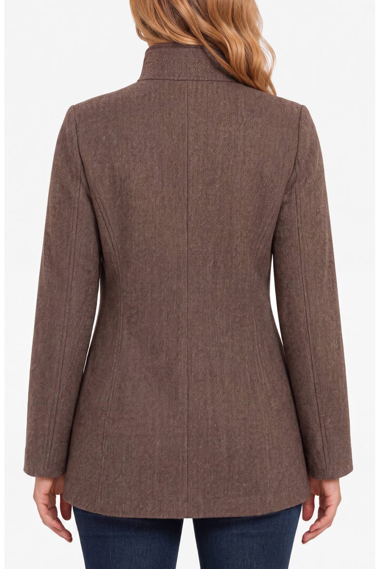 Funnel Neck Field Jacket, Alternate, color, CHESTNUT
