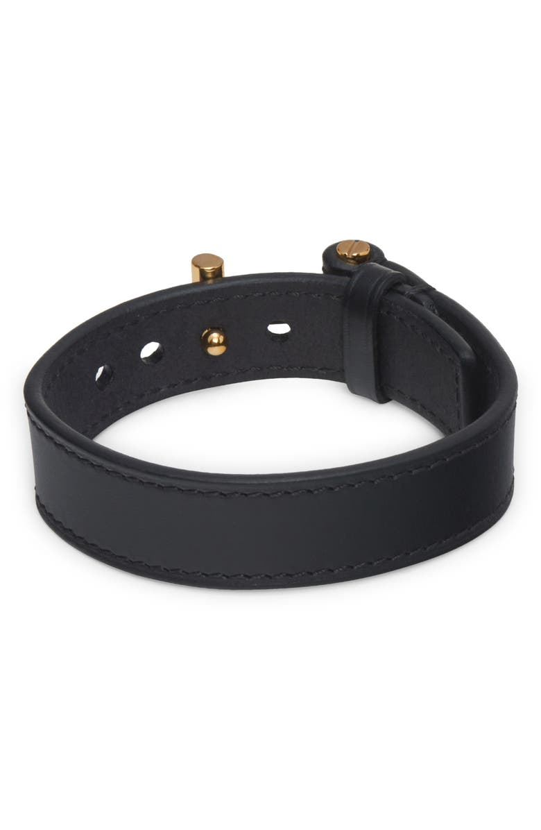 TOM FORD Men's Hollywood Leather Bracelet, Alternate, color,
