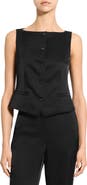 Theory Boat Neck Satin Vest