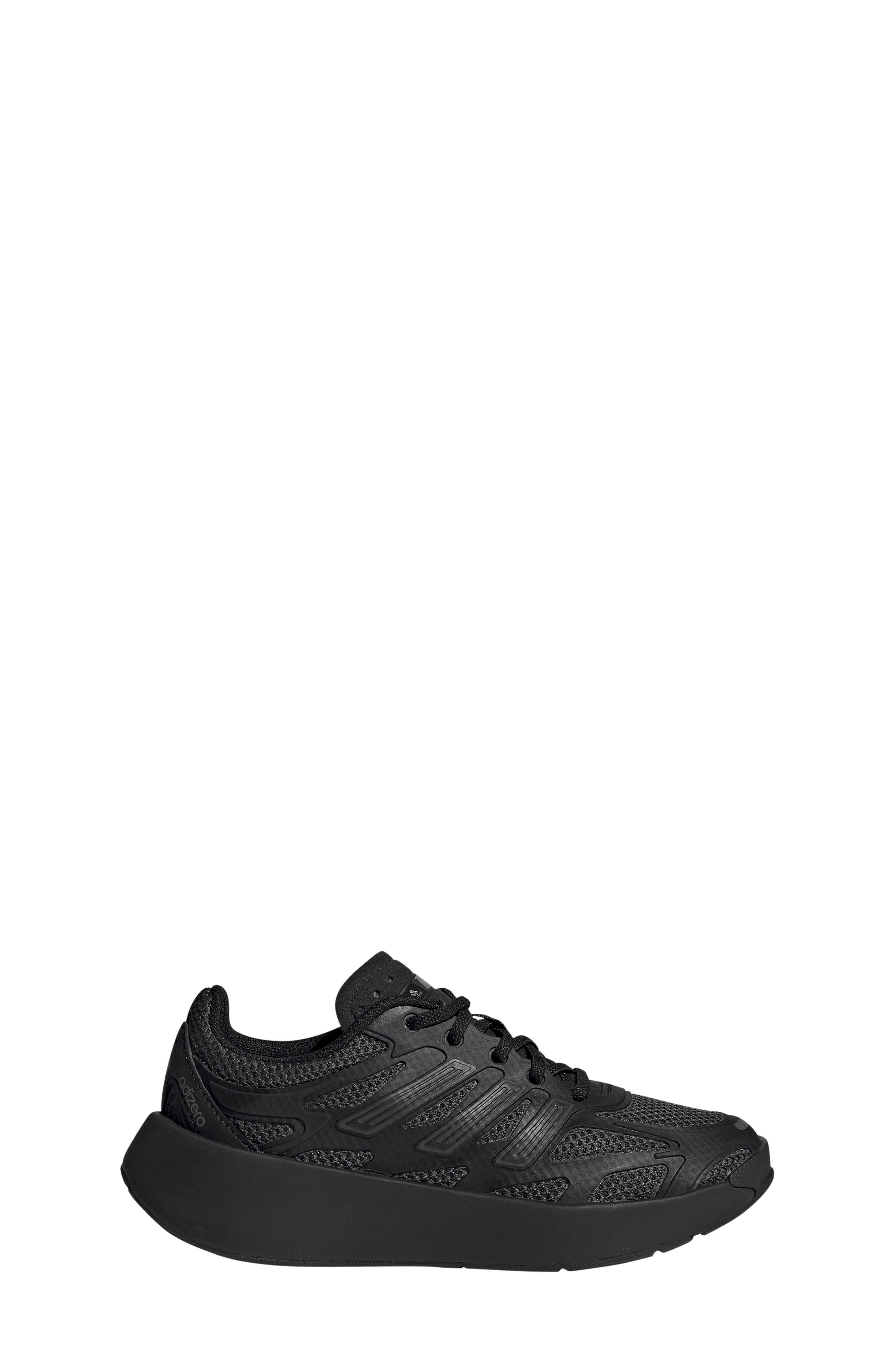 adidas Kids' Adizero Aruku Sneaker, Alternate, color, Black/ Carbon/ Iron Metallic