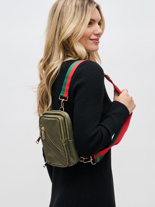 Sol And Selene Accolade Sling Backpack In Sage