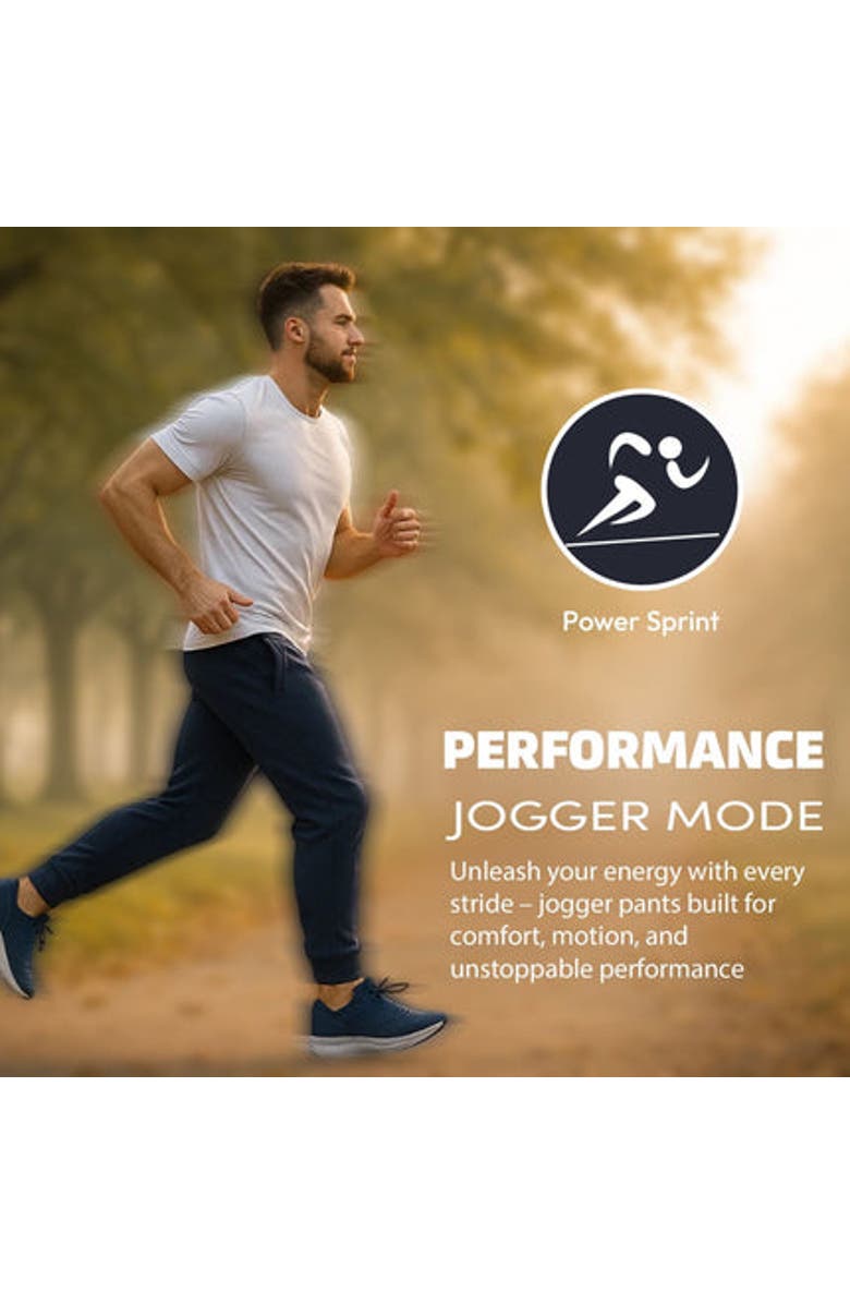 BenBen 4 Pack Mens Basic Everday Joggers Ultra Soft Fleece, Alternate, color, Black/Grey/Charcoal/Navy