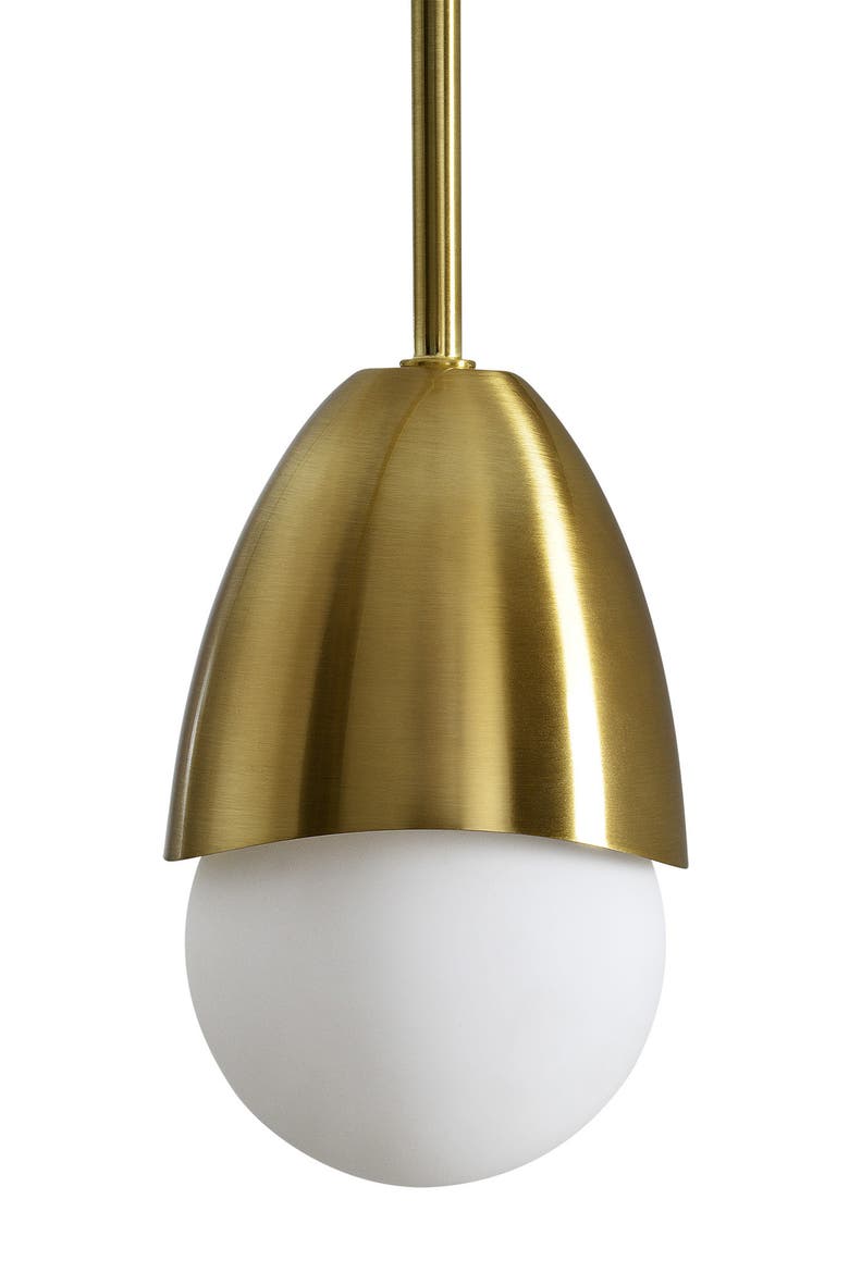 Naura Ceiling Light Fixture, Alternate, color, SATIN BRASS