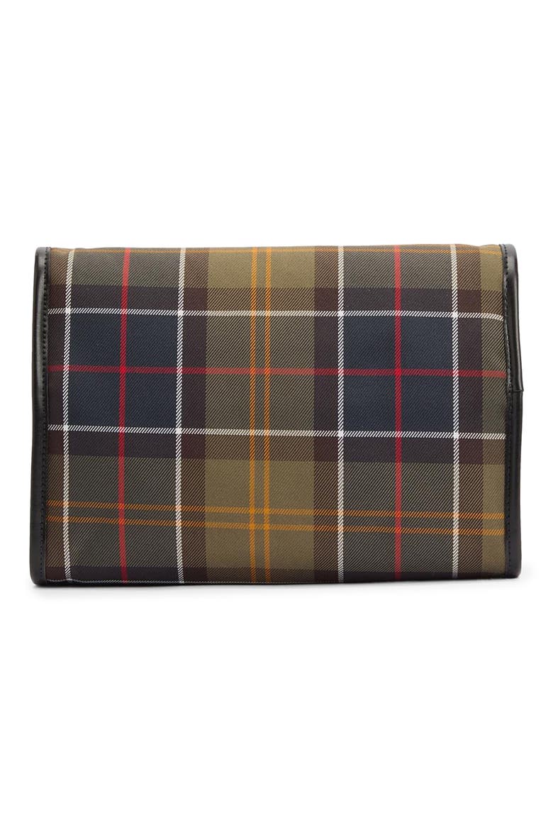 Tartan Hanging Wash Bag, Alternate, color, CLASSIC/BEACON