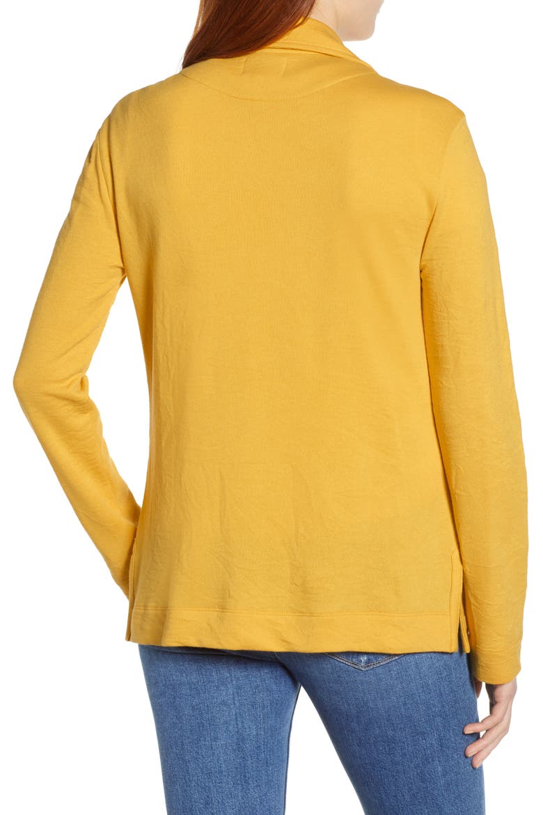 Two Pocket Knit Blazer, Alternate, color, YELLOW WHIP
