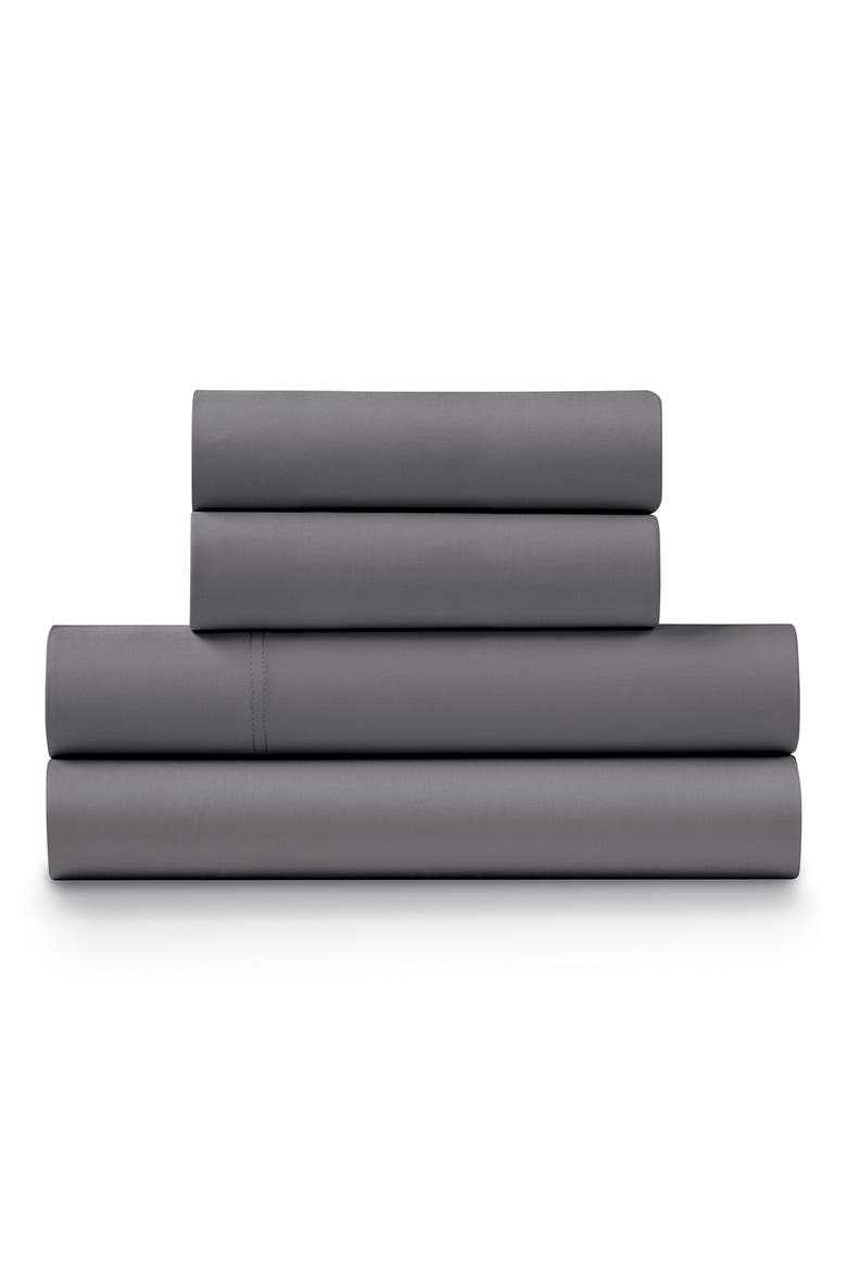 Cotton Pillow Protector - Set of 2, Alternate, color, CHARCOAL