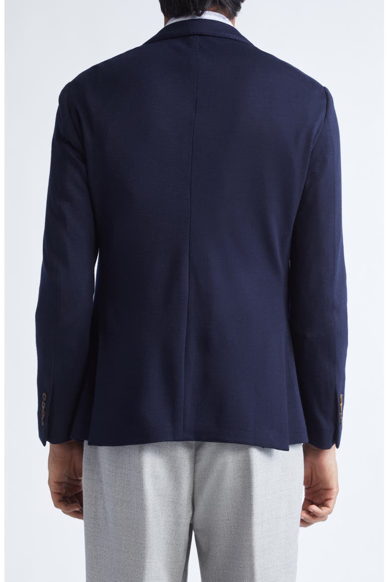 Single Breasted Soft Wool Jacket, Alternate, color, 11 NAVY
