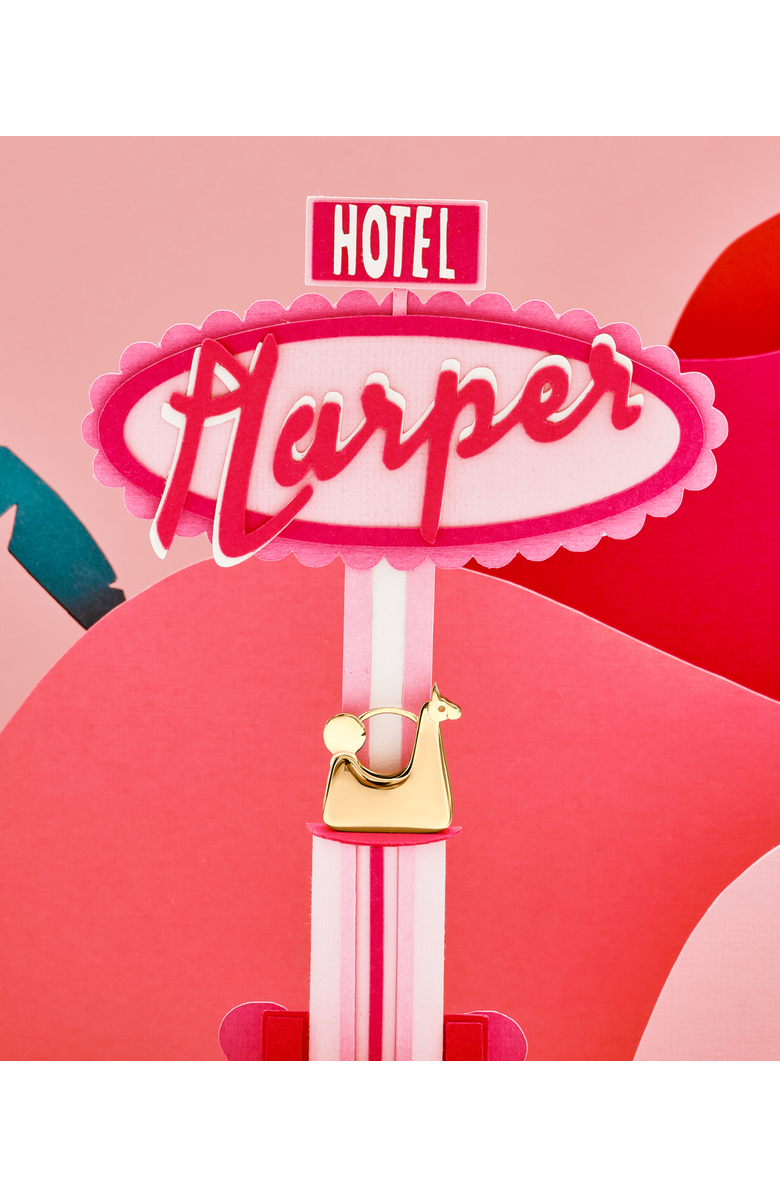 Hey Harper Llama Earrings, Alternate, color, Gold