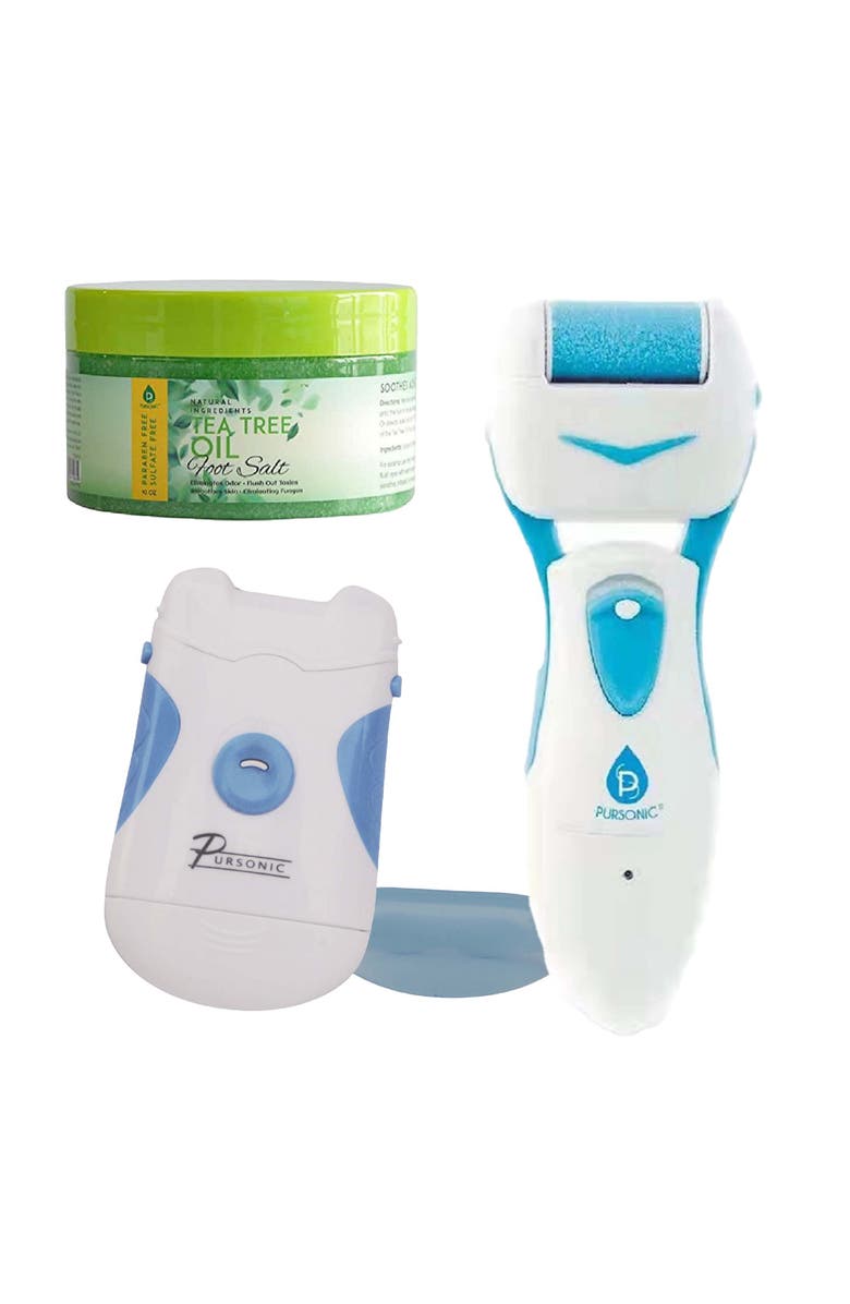 PURSONIC Nail Care & Foot Spa Bundle, Main, color, Blue