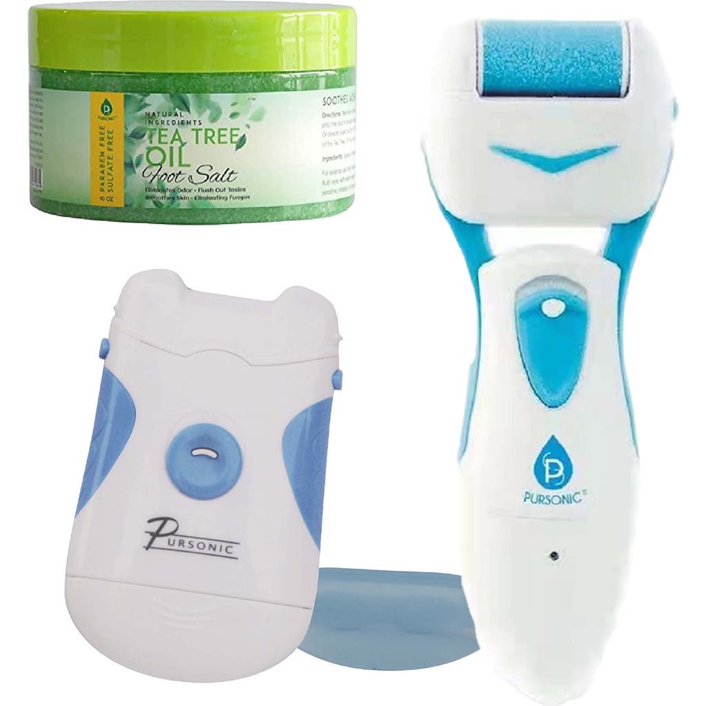Pursonic Nail Care & Foot Spa Bundle In Blue