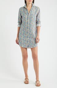 Frank & Eileen Mary Classic Long Sleeve Linen Shirtdress